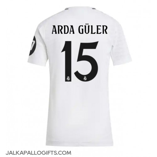 Real Madrid Arda Guler #15 Kotipaita Naiset 2024-25 Lyhythihainen